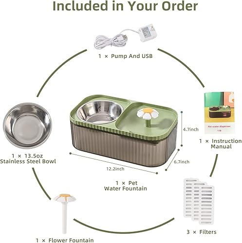 Miniatura 9 de Filtros de repuesto para fuente de agua para gatos, 8 unidades