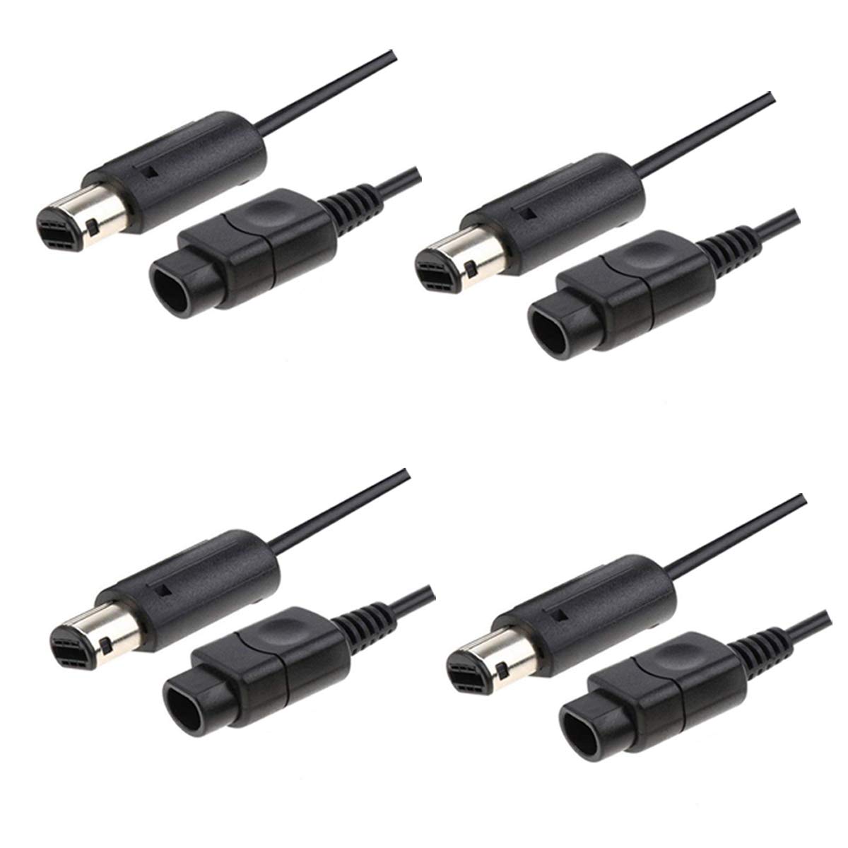 Optimal Shop [4 Pack] 6Ft Wii/Gamecube Extension Cables for Nintendo Wii Gamecube GCN Amazon