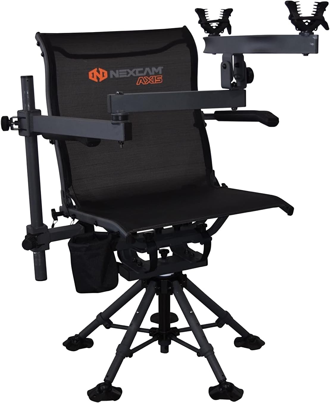 NEXCAM® AXIS SG 360 Ultimate Shooting Chair with AXIS V2 Shooting Rest. Rocking Chair. Dualaxis