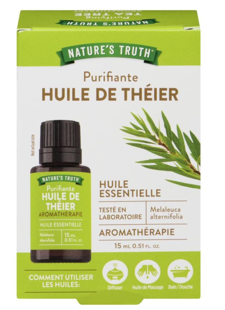 Nature's Truth Tea Tree Essential Oil 15 ml – 100% Pure & Natural