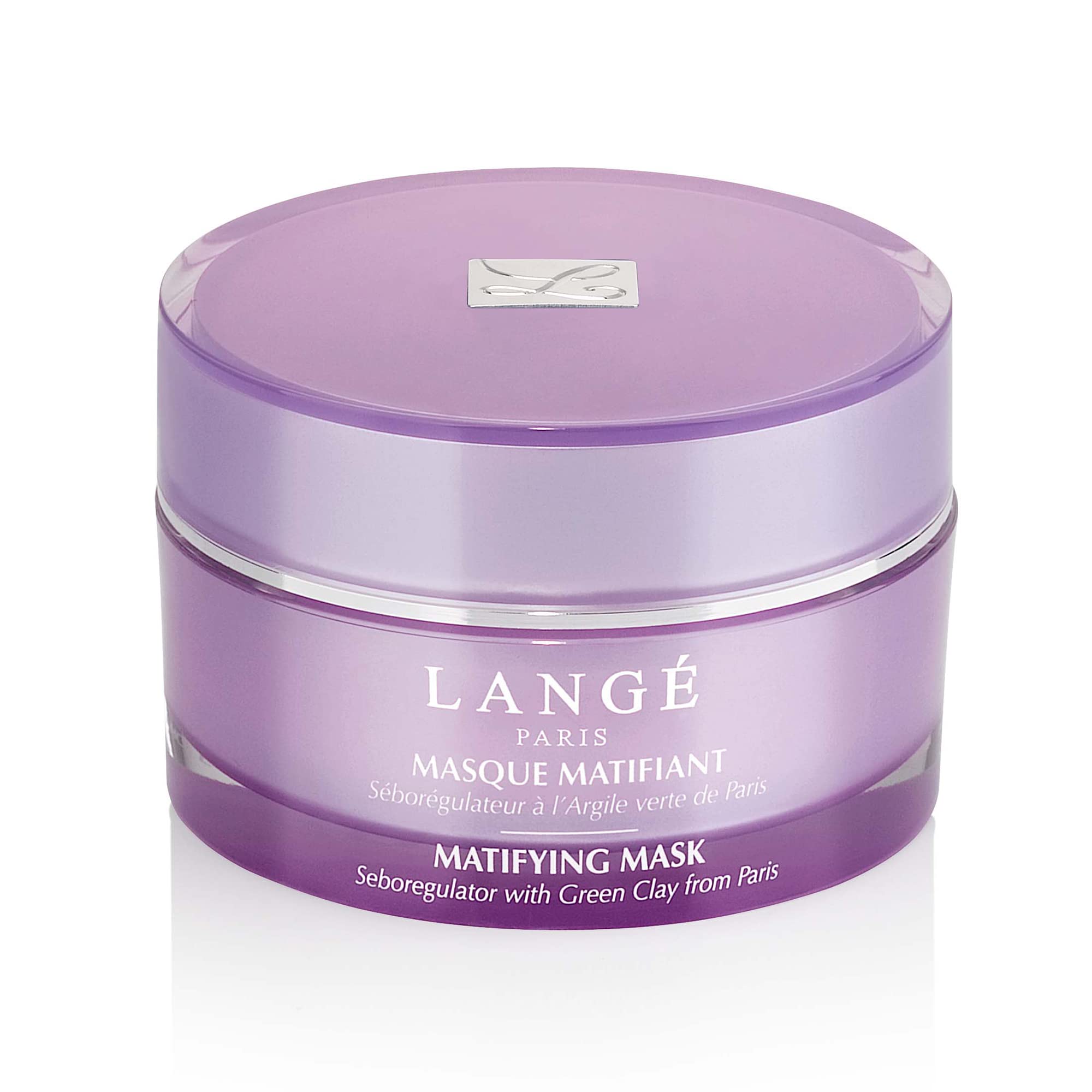 Lange Paris Matifying Face Mask - Purifies, Regenerates And Softens - Absorbs Excess Sebum On Skin Surface - Promotes Receptivity Of Products Used After - Suitable For Mixed To Oily Skin Types - 1.7 Oz
