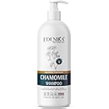 Chamomile Shampoo with Cocoa Butter, Aloe Vera & Papaya, 16 fl oz, Calming & Hydrating Formula, Vegan, Sulfate-Free, Paraben-Free, for All Hair Types