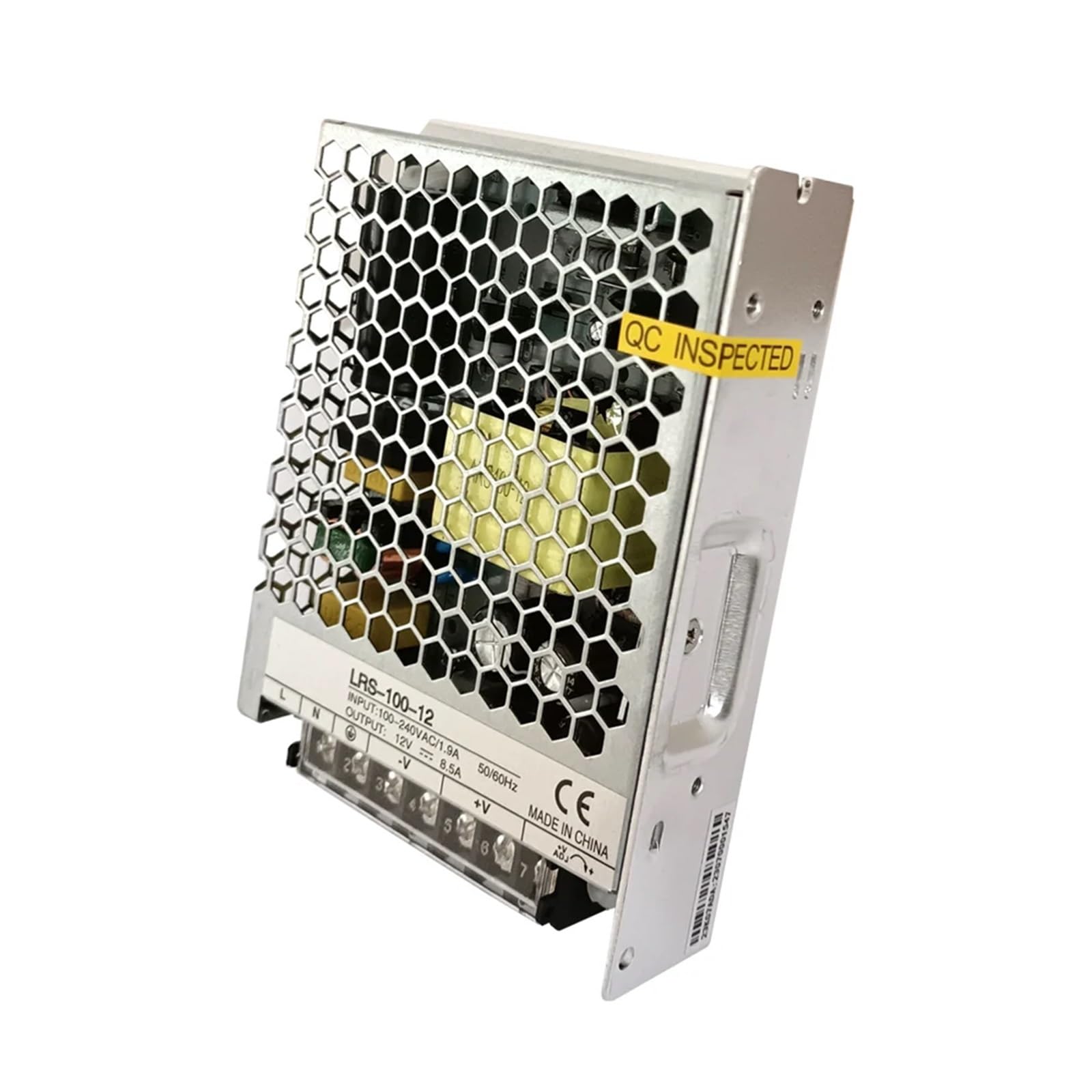 1 pz LRS-100W 120W Alimentatore switching a uscita singola 12V 24V sottile for apparecchiature di automazione di controllo industriale(LRS-120-12V 10A)