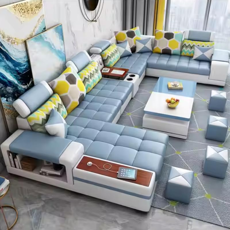 Homax. Fizzy 12 Seater Modular Sofa Set for Living Room | Modern