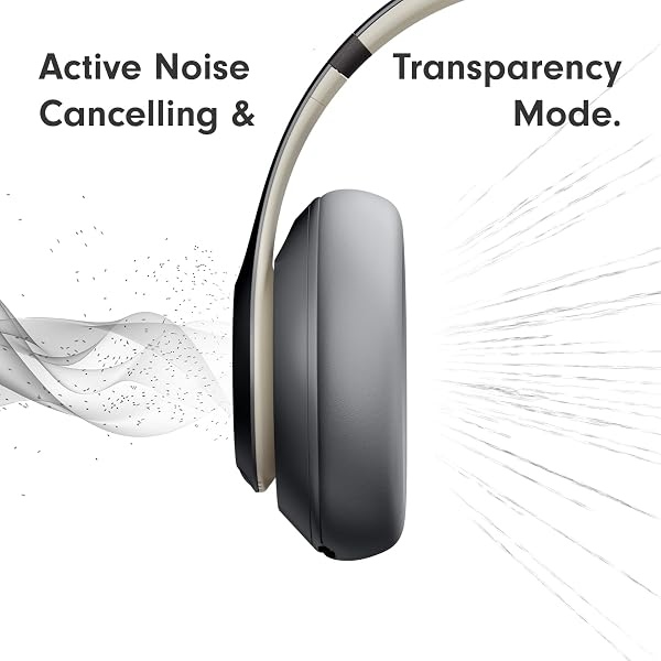 Beats Beats Studio Pro Premium Wireless Over-Ear Headphones- Up to 40-Hour Battery Life, Active Noise Cancelling, Great for Travel & Commuting, Apple & Android Compatible - Exclusive Sand Gray in use