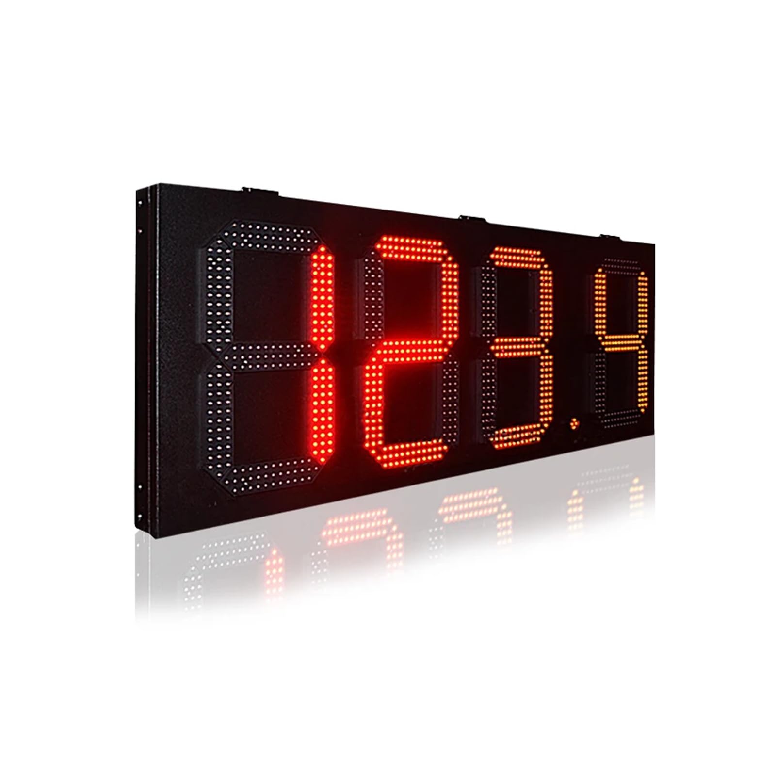 Panneau d'écran numérique extérieur LED de 15 pouces, indicateur d'affichage du prix du carburant en temps réel for les Stations-service Utilisation multiscénario