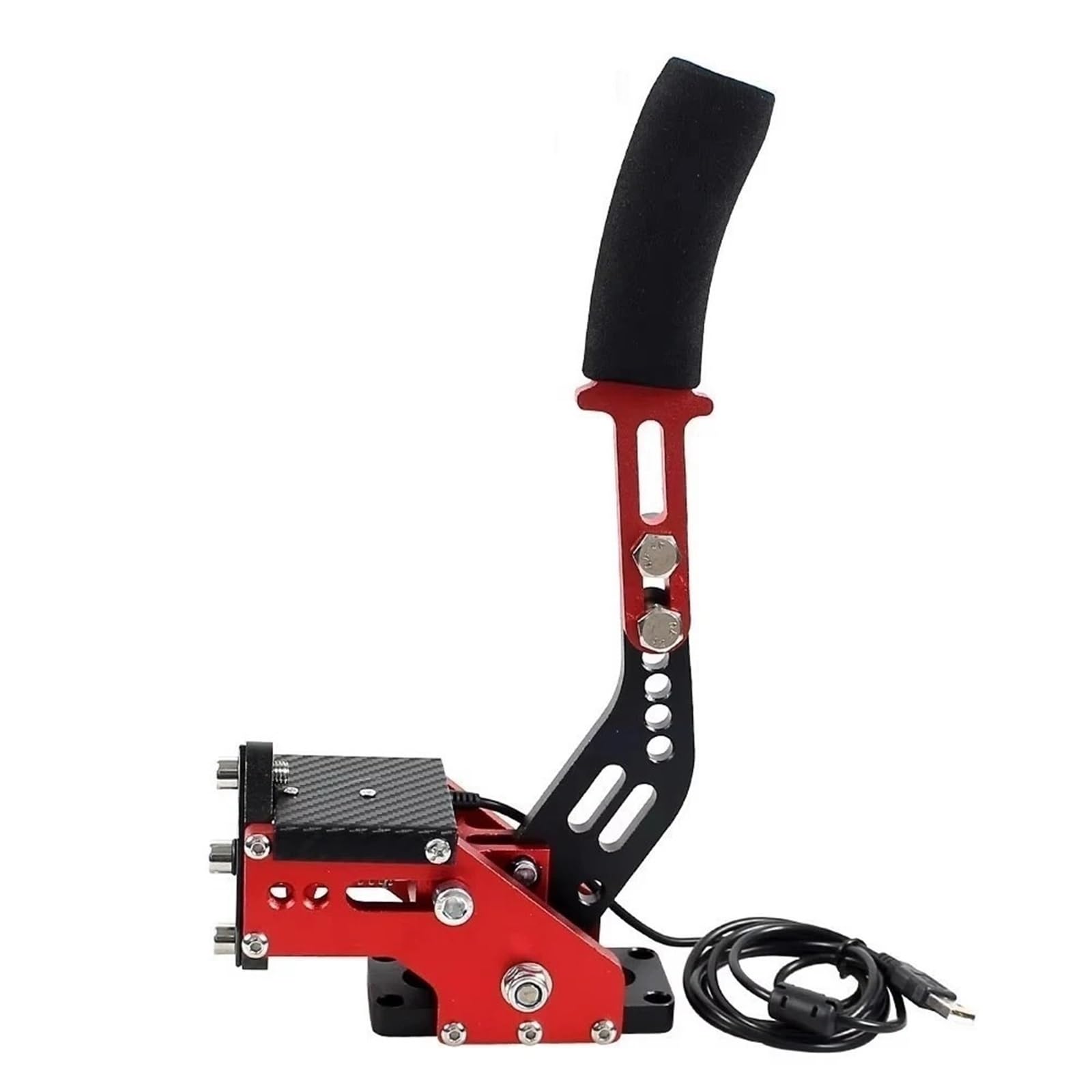 empuñadura de Freno Freno de Mano USB para Juegos de Carreras de simulación de PC Logitech G25/27/29 T300 T500, Sistema de Freno de Mano Fanatecosw Dirt Rally(BL NO Accessory)