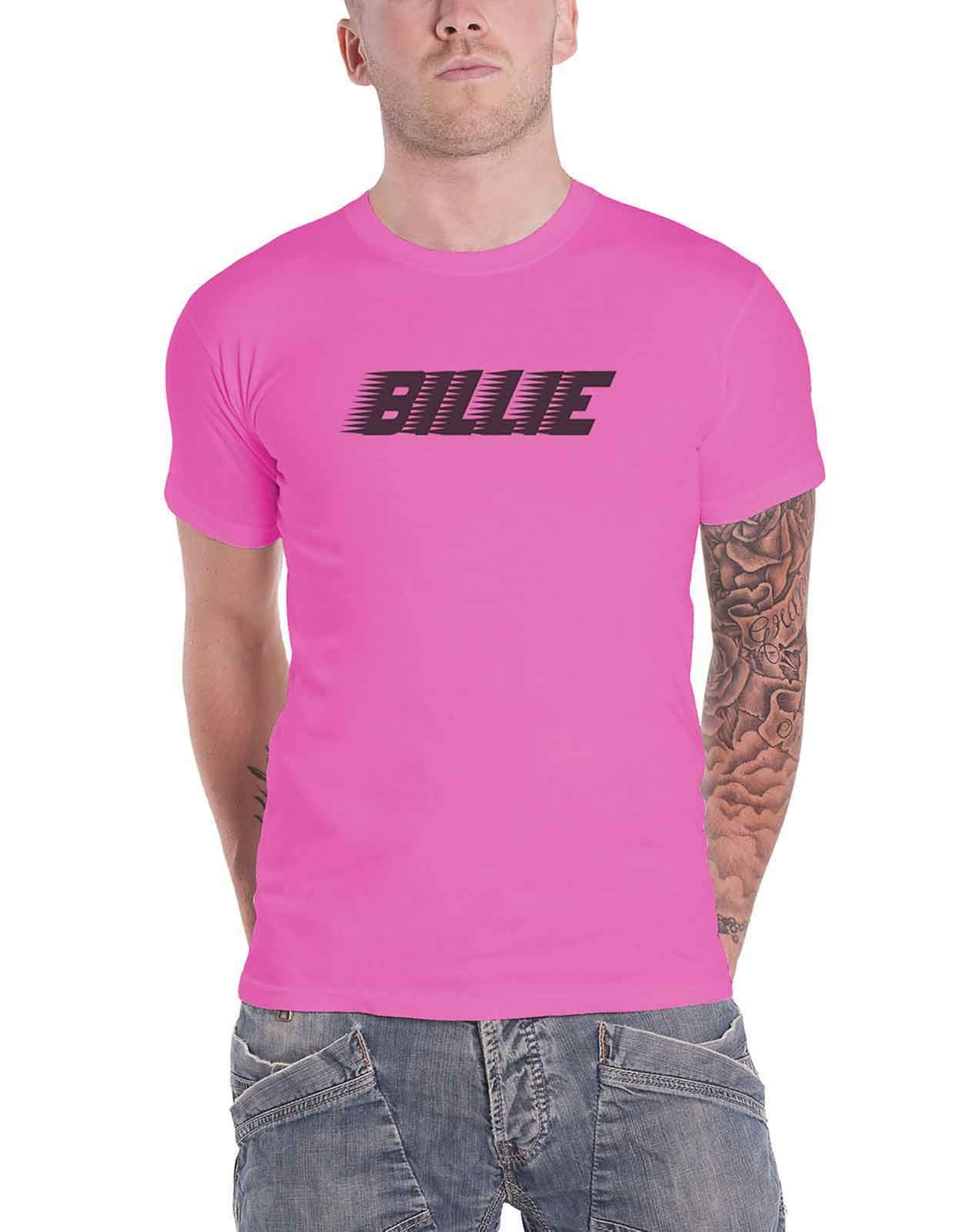Billie Eilish BILLIETS07MP02 T-Shirt, Pink, Medium