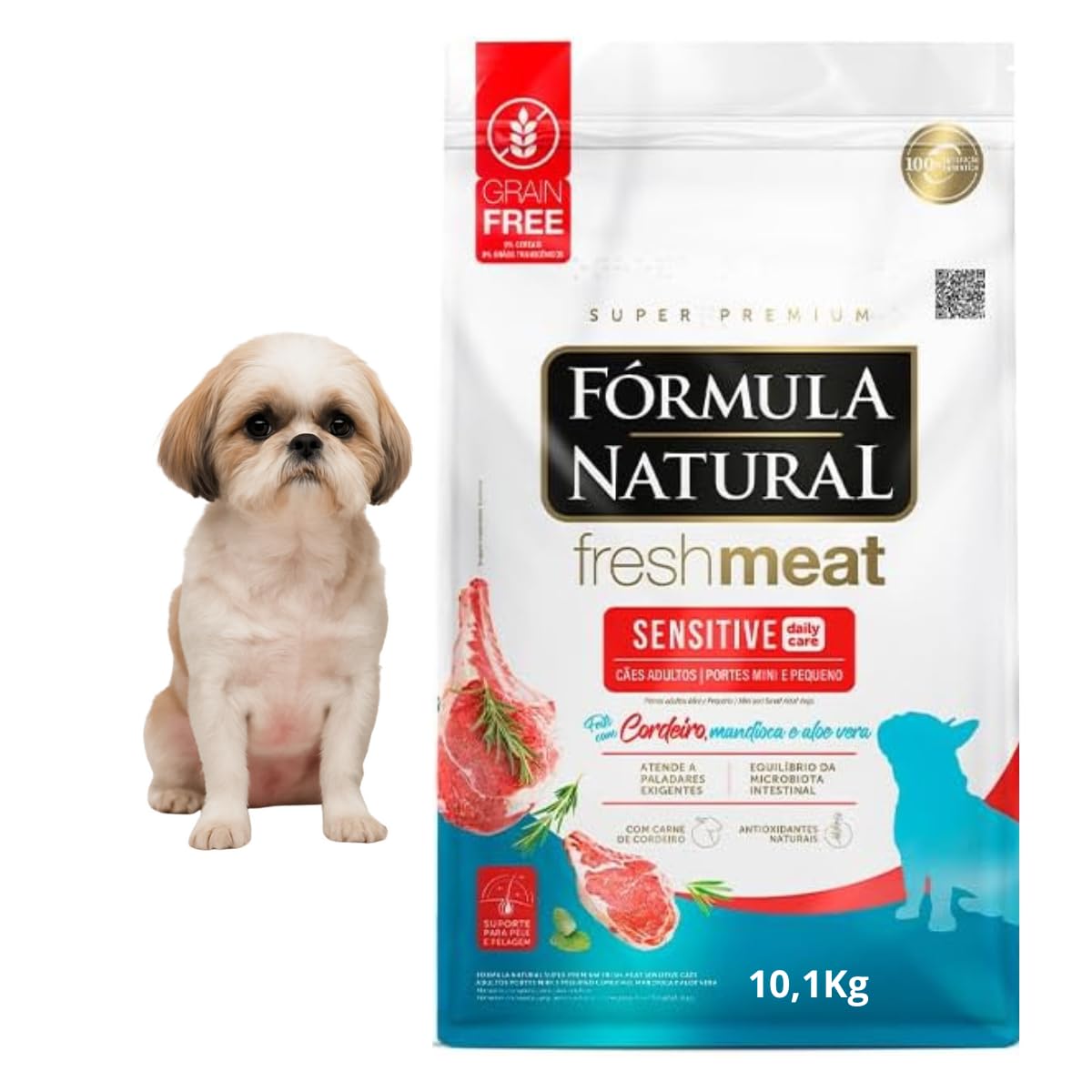 Fórmula Natural Fresh Meat Ração Seca Sensitive Para Cães Adultos
