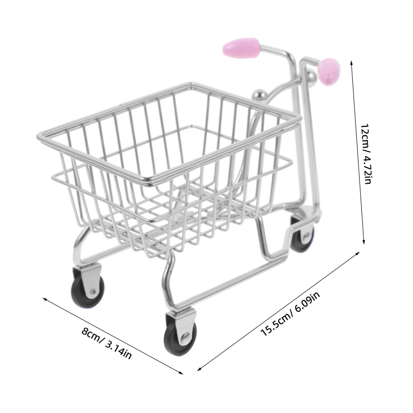 Zerodeko Makeup Sponge Container Mini Shopping Trolley Sponge Rack Meticulous Craftsmanship Random Color