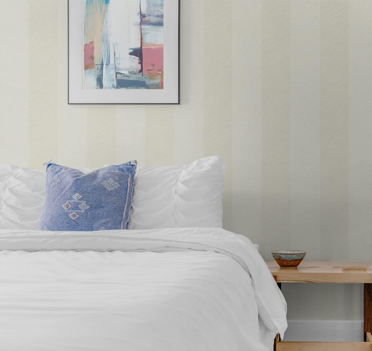 NextWall Stacy Garcia Home Chevy Hemp Peel and Stick Wallpaper (Soft Linen)