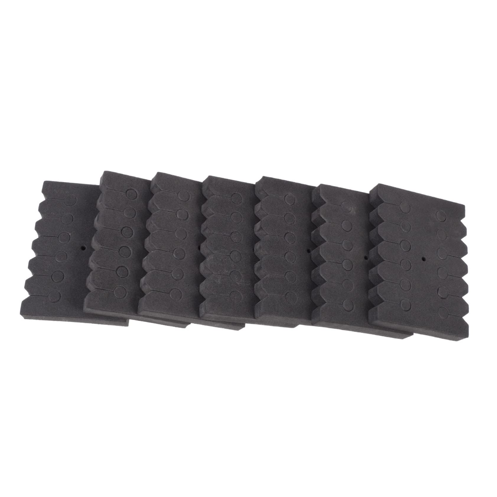 Yardwe Separator Rack Eva Sponge Pad 7 Pieces Friction Design Lightweight for Archery Hunting