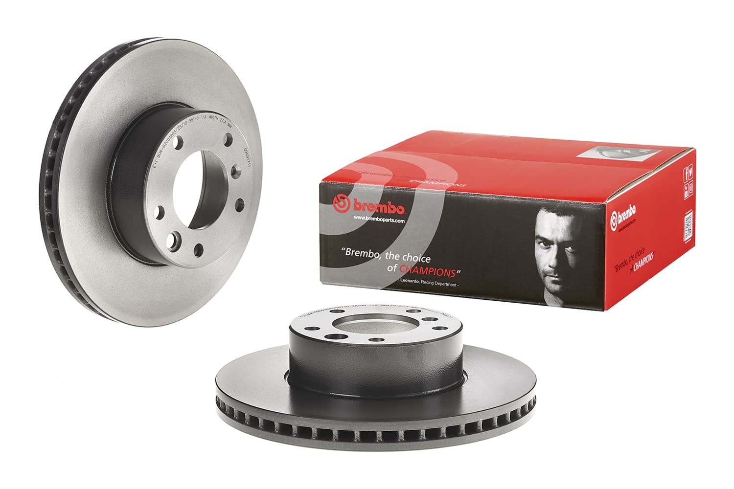 Amazon.com: Brembo 09.A917.11 UV Coated vented Front Brake Rotor 