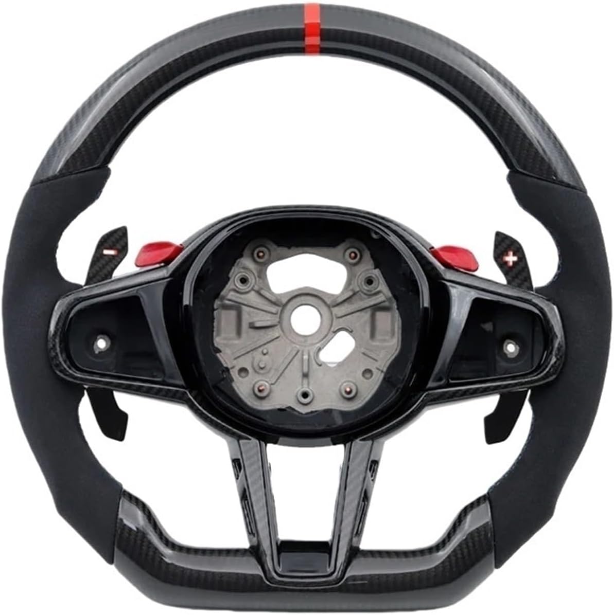 CS Carbon Fibre Sports Steering Wheel Compatible For BMW G02 G05 G06 G20 G21 G22 G26 G29 G30 G80 G87 F40 F44 F92 X3 X4 X5 Car Accessories(Style 04)