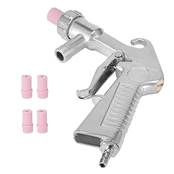 Sand Blasting Gun, Sand Blaster Gun Kit, Pneumatic Handheld Practical Durable for Sand Glass Surface Polishing Sandblasting Machinery Parts