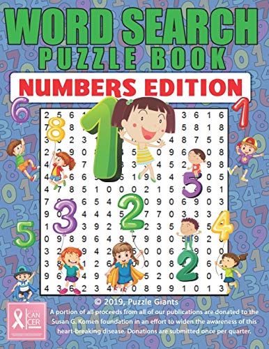 Word Search Puzzle Book: Numbers Edition