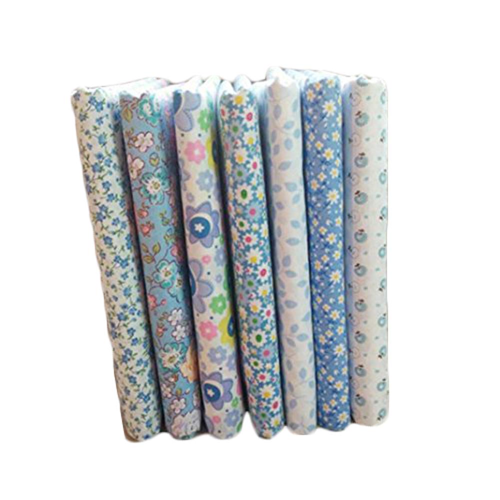 Brussels08 7Pcs Top Cotton Craft Fabric Bundle Squares Patchwork Sewing Scrapbooking Diy Quilting Handmade Craft (72#)