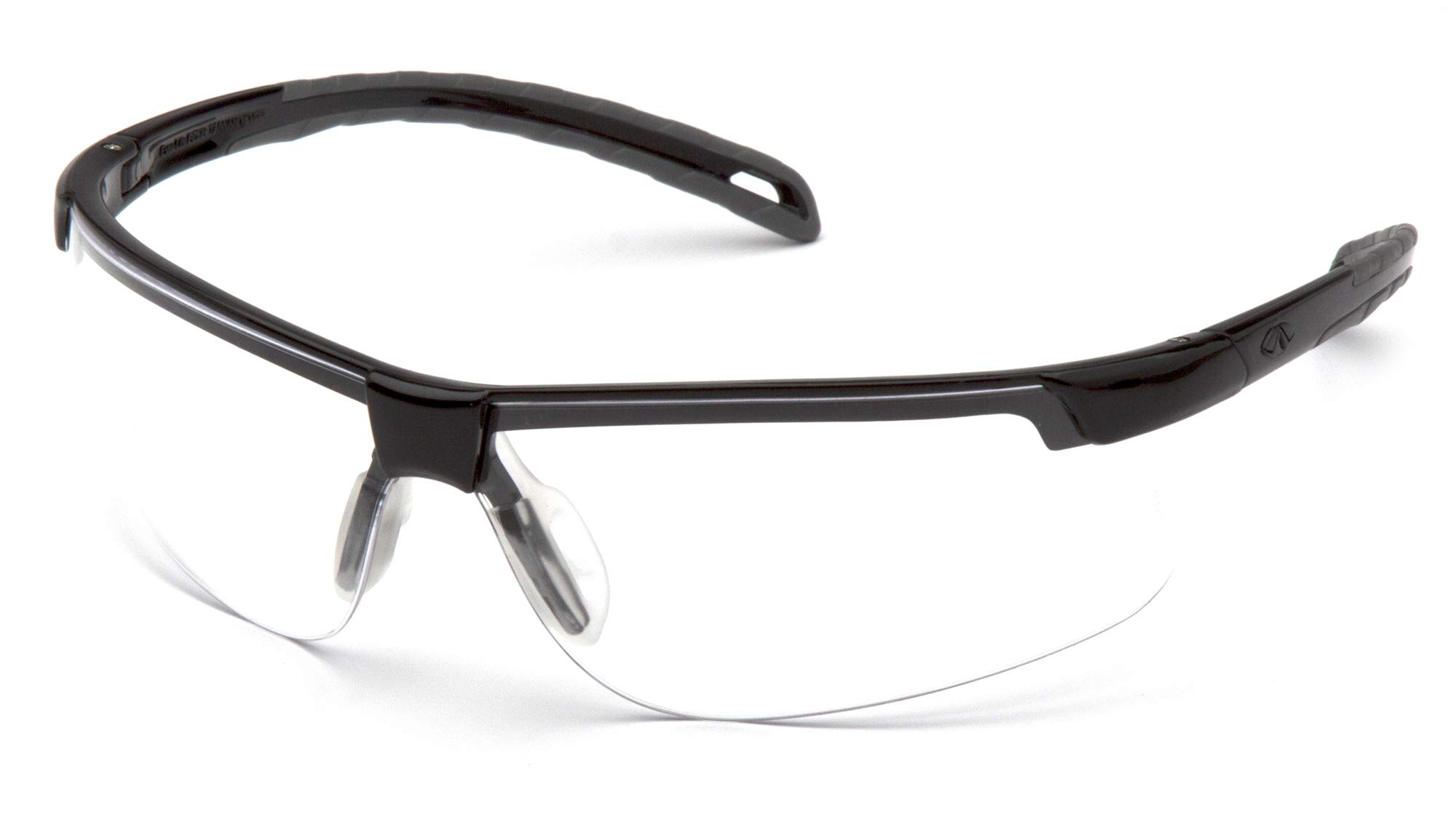 Pyramex Ever-Lite Lightweight Safety Glass Black Frame Clear Anti-Fog Lens