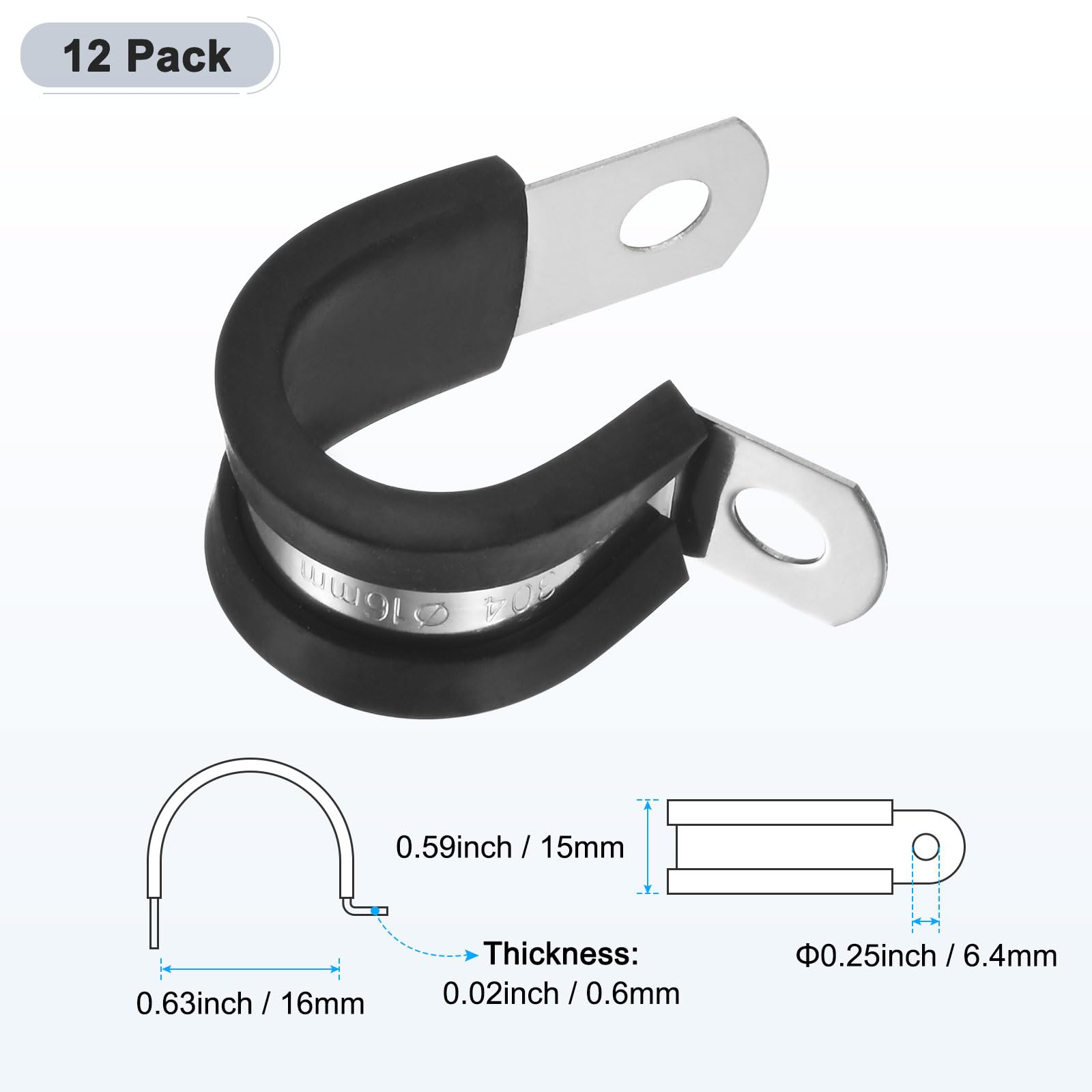 M METERXITY 12-Pack Cable Clamps - Image 3