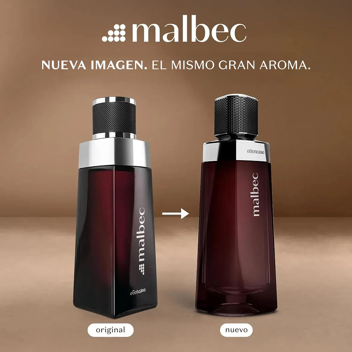 O Boticário | Malbec | Cofre Regalo Hombre | Perfume EDT + Gel Ducha | Cofre Regalo Hombre | Malbec Perfume EDT 100ml + Gel de Ducha 250g | Alcohol vínico | Vegano