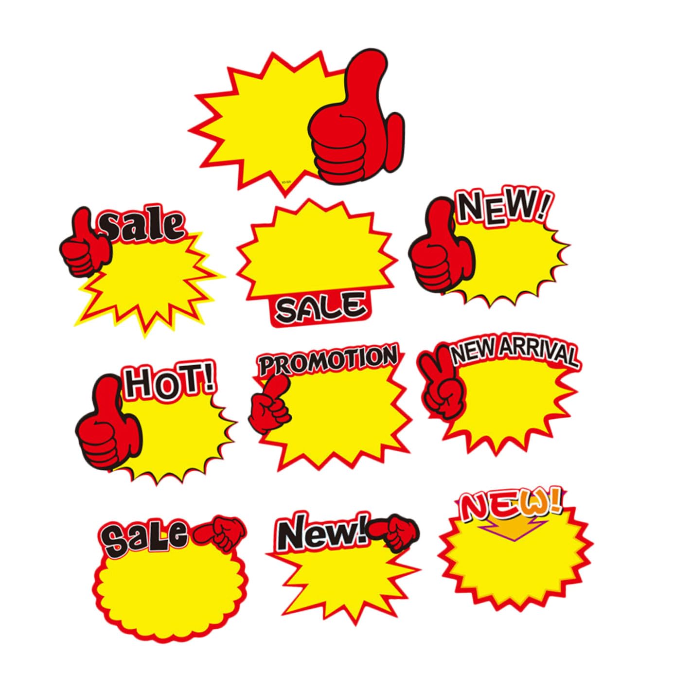 100stücke Preisetiketten Werbungsschild Auffällige Preisschilder Für Supermarkt Einzelhandel Fundraising Garage Schule Buntes Design