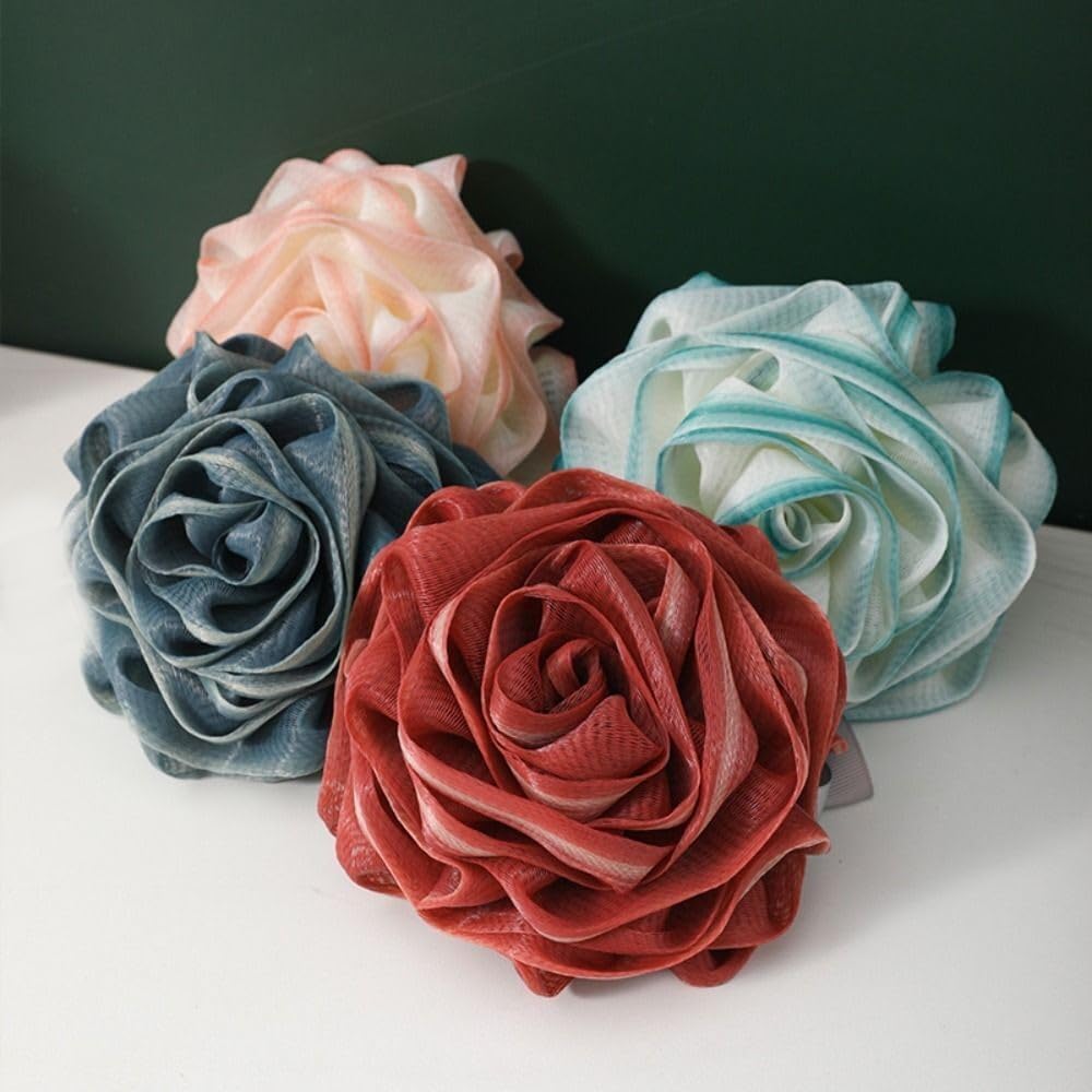 ROODILES Body Loofah for Bathing | Soothing Extra Soft Bath Sponge for Men, Women & Kids | Body Wash Bath Scrubber for Bathing | Exfoliating Bathing Scrub Loofas (Pack of 4)-picture-40