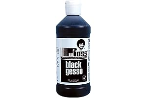 Martin/ F. Weber Bob Ross 473 ml Black Gesso Primer for Acrylic Painting