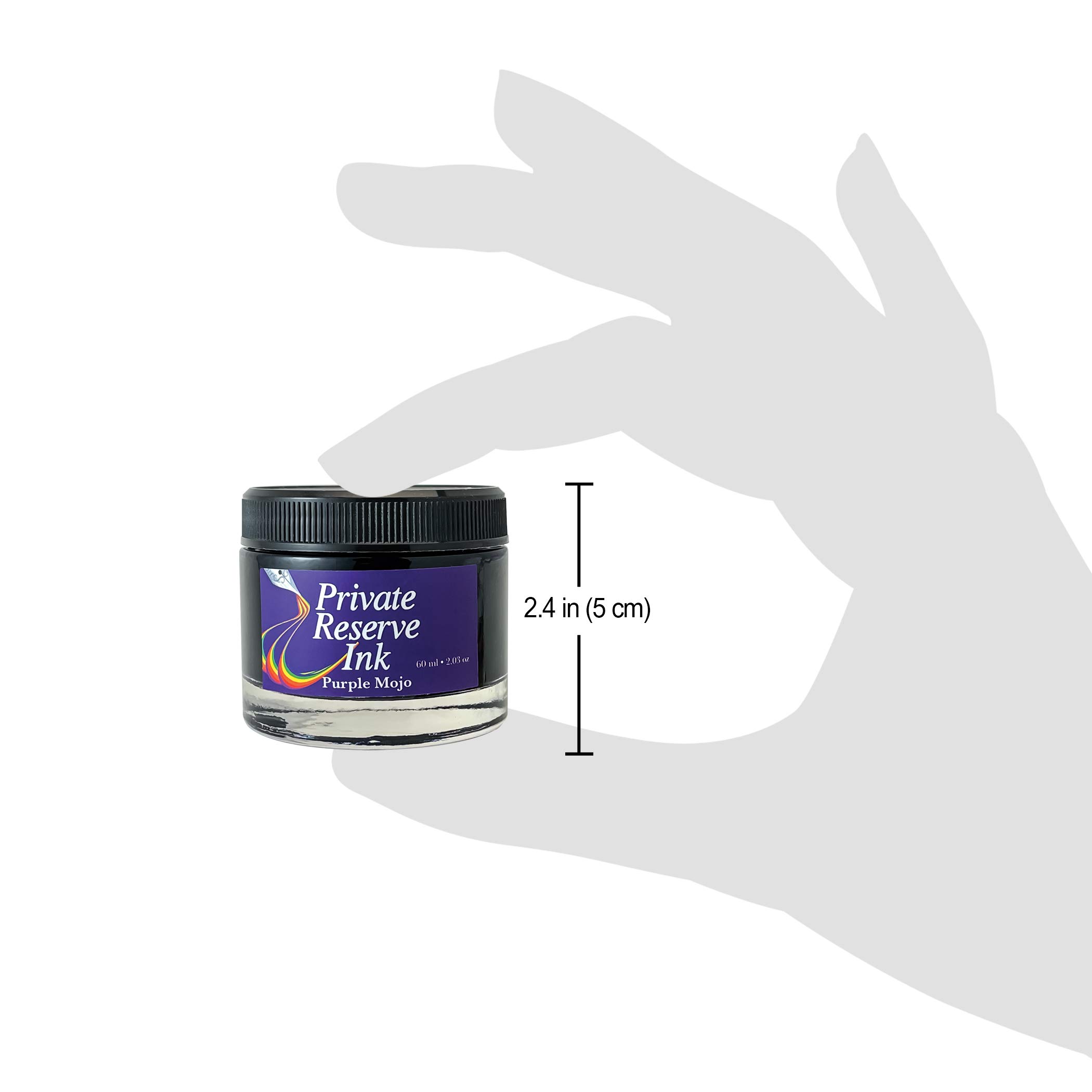 Private Reserve Atrament - butelka z atramentem do piór wiecznych 60 ml, fioletowy Mojo)