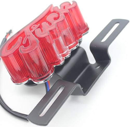 YIBO Motor universal Motorcross LED luz intermitente motocicleta modelo rendimiento luz trasera luz freno Bobber Cafe Racer accesorio 12V