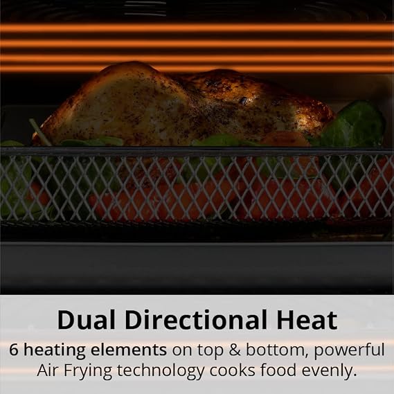Aria 30 Qt. Touchscreen Toaster Oven with Recipe Book, Brushed Stainless Steel