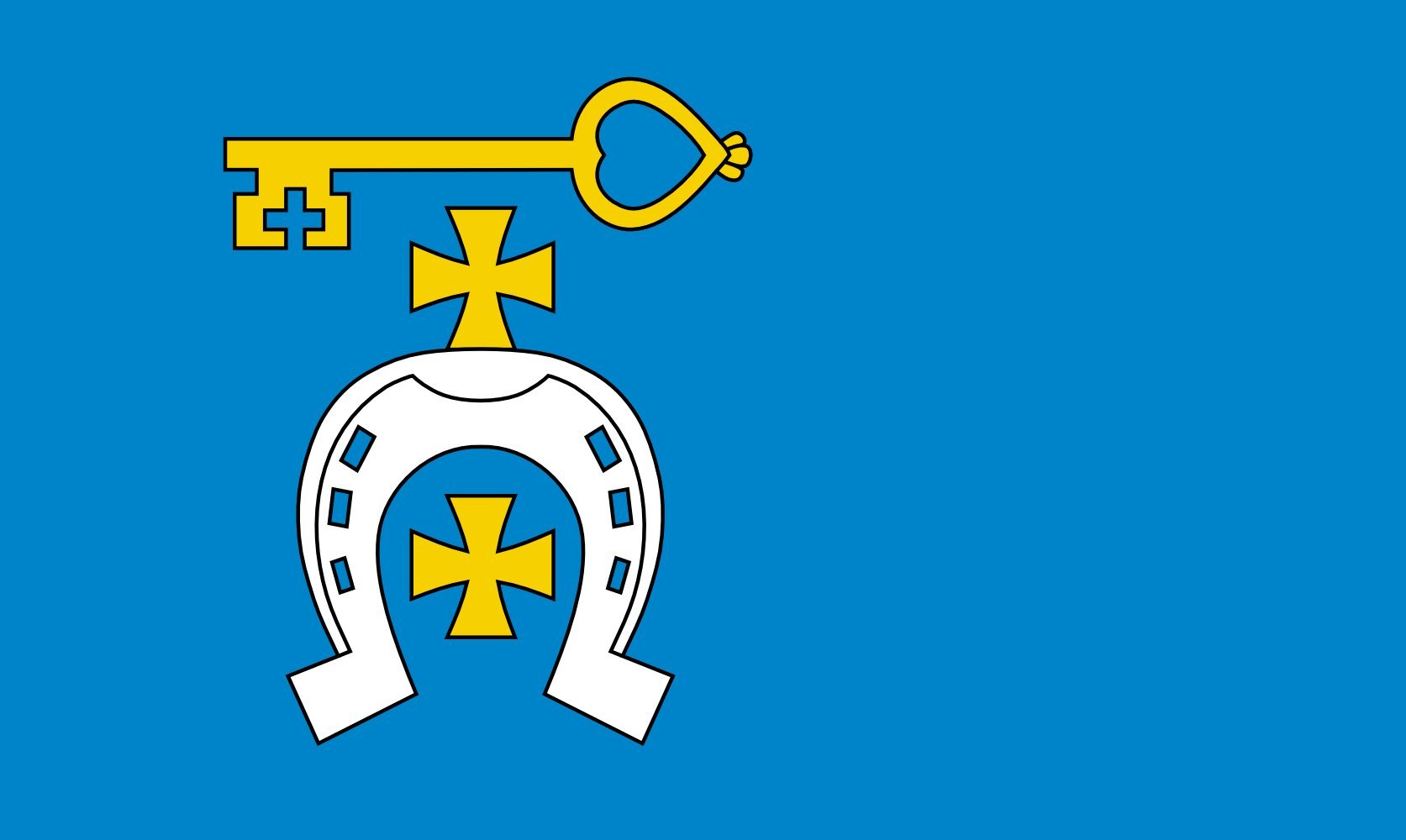 Drapeau gmina Kluczewsko large pavillon gminy Kluczewsko POL