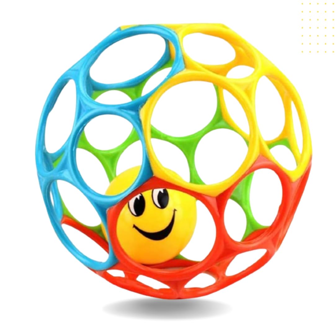 DAONPHARI Oball Classic Ball, Grabbing Ball for Infant for Babies, Baby Sensory Balls with Bell Ball, Shake Ball with Large Hole, Sensory Toy for Kids Rattle BPA-Free Ball Inside Ball (B0D93NM5RM) Amazon Price History, Amazon Price Tracker