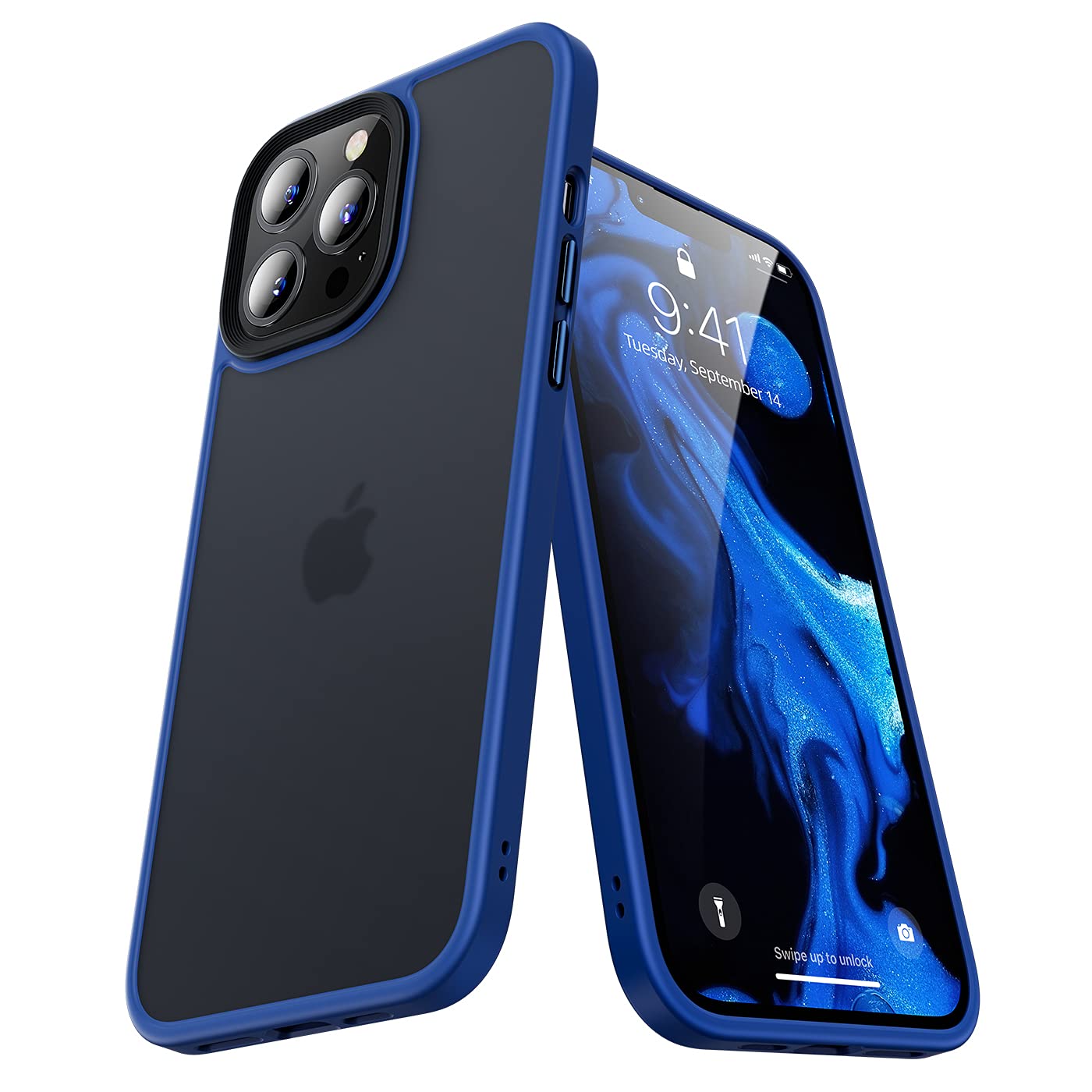 BENKSMagnetic Case for iPhone 14 Plus Compatible with Magsafe Military Grade Drop Protection Anti-Scratch Translucent Matte Ultimate Touch Shockproof iPhone 14 Plus Case 6.7 inch,Black