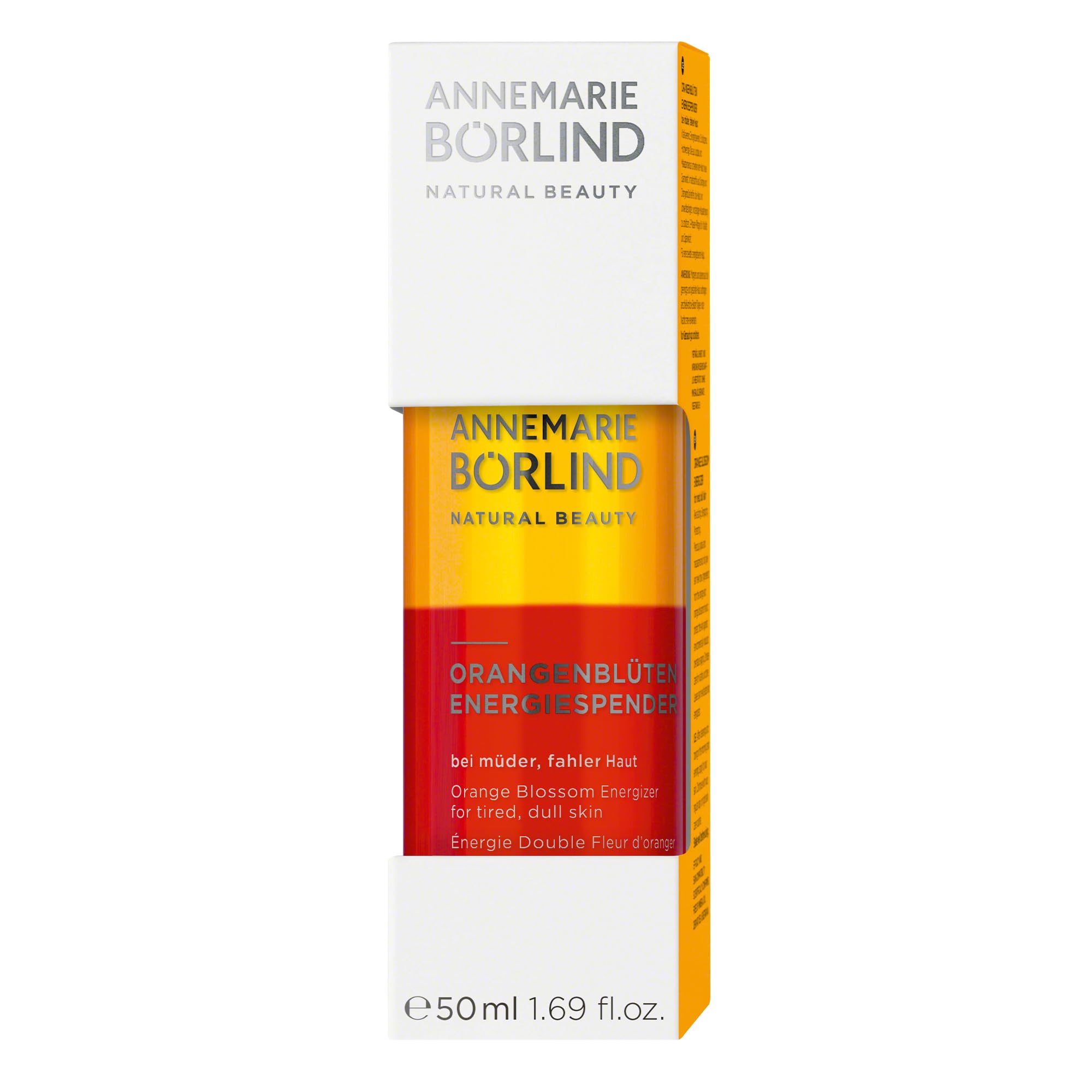 ANNEMARIE BÖRLIND ORANGENBLÜTEN ENERGIESPENDER (50ml) & Gratis System Absolute Augencreme Probe - Gesichtsöl für Glow & Frischen Teint, Pflege Für Spannkraft & Vitalität, Vegan