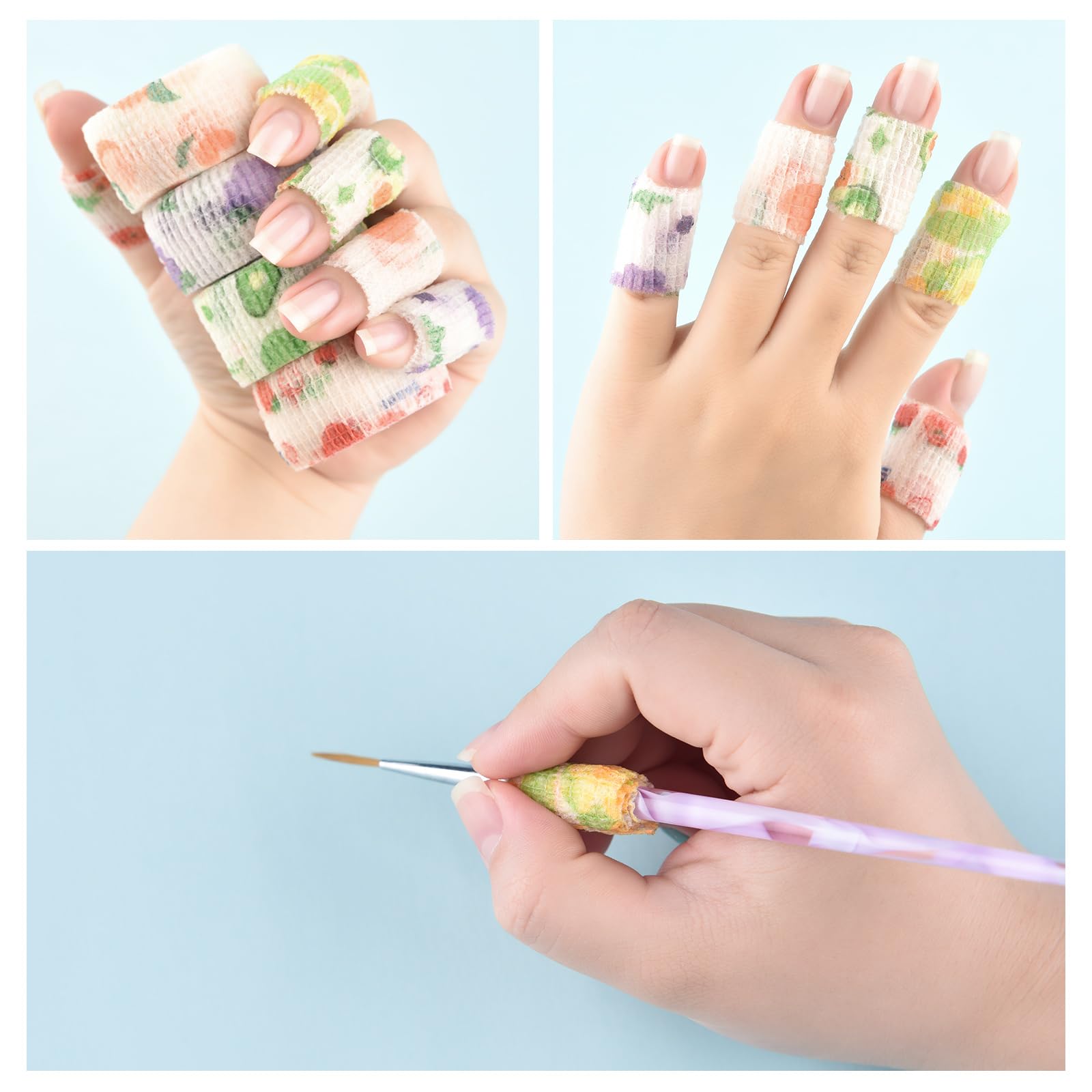 6 Rolls Self Adhesive Bandage Wrap Cute Elastic Cohesive Bandage — Amazon image 6