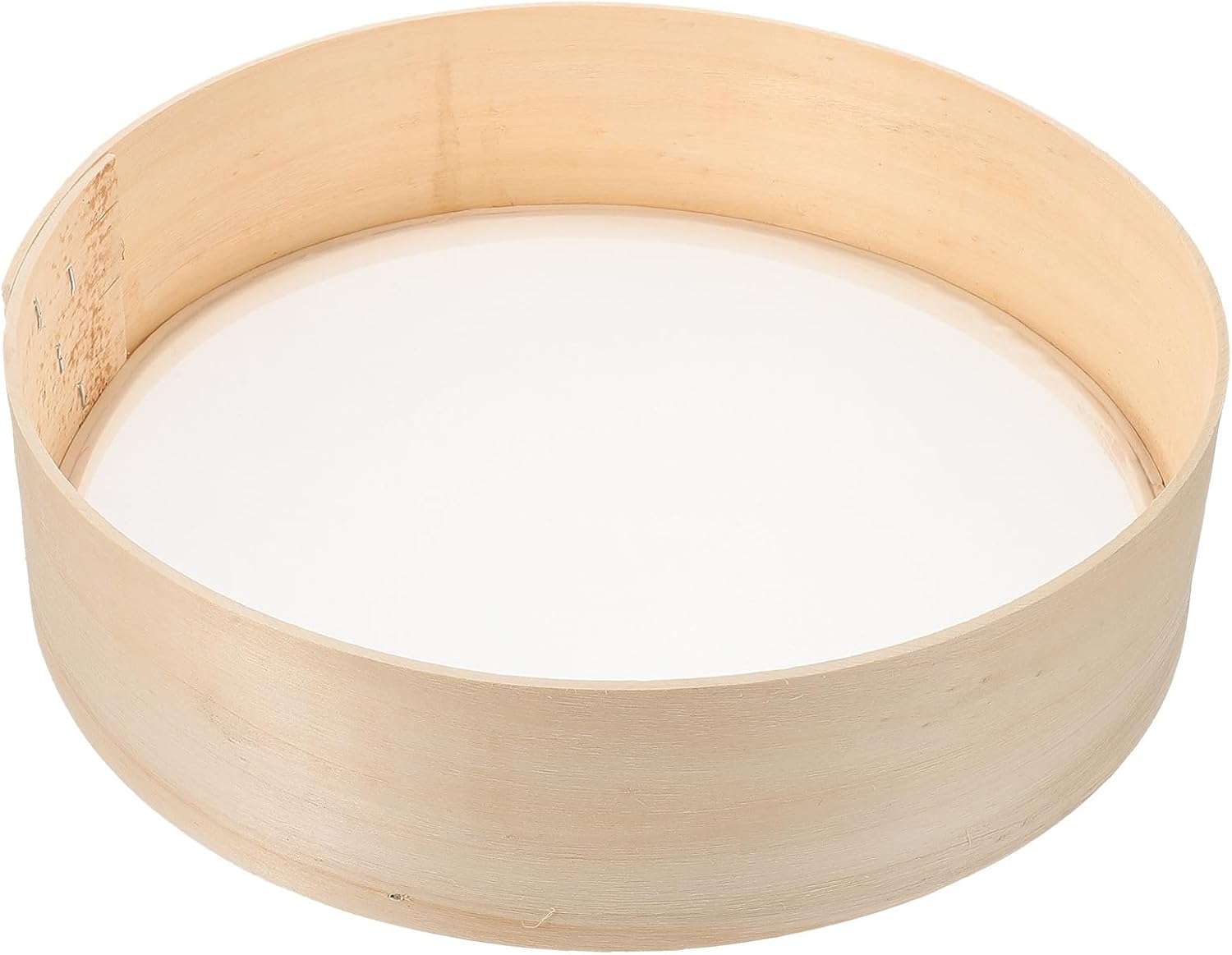 Wood Flour Sieve 30cm Fine Mesh Strainer Manual Baking Flour Sifter for Cakes and Pastry Home Kitchen Baking Tools