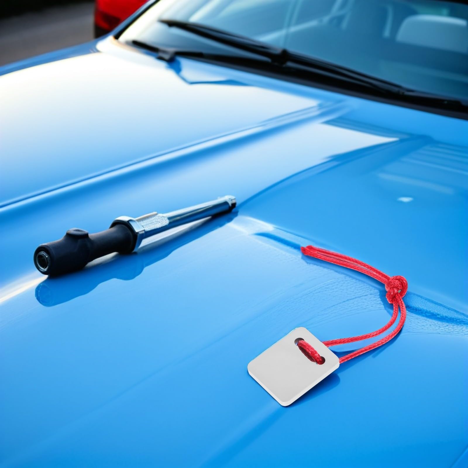 Auto Lackschaber Titanium Stahl Profi Reparatur Werkzeug für Kratzer Spritzfehler und Lackläufe Entfernen Vielseitig für Autolack Ausbesserung Karosserie Glätten und Lackkorrektur
