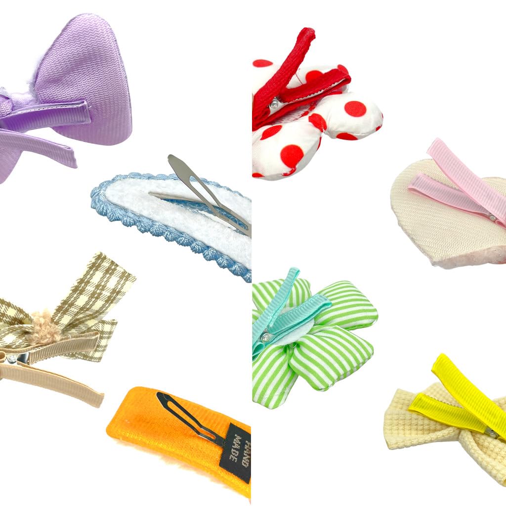 Lindos accesorios para el cabello para niñas, paquete de 69 pinzas para el pelo para niños, pasadores y lazos, pinzas forradas de cocodrilo, accesorios para el cabello para niñas pequeñas, niños y