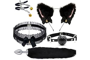 5PCS/Set Butt Plug Anal Plug Set, Sex Fox Tail Anal Sex Toys...