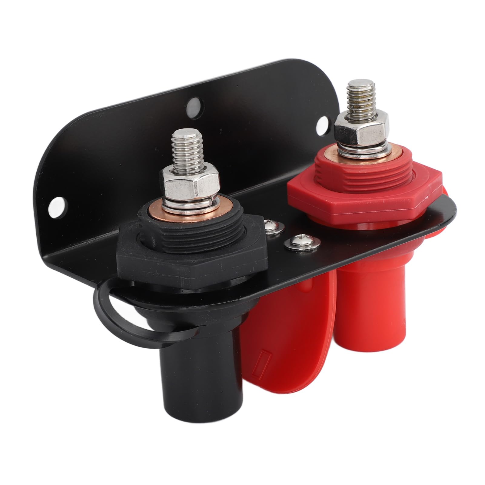 Keenso Morsetti Batteria Terminali Negativo Positivo M10x2 Kit Perno di