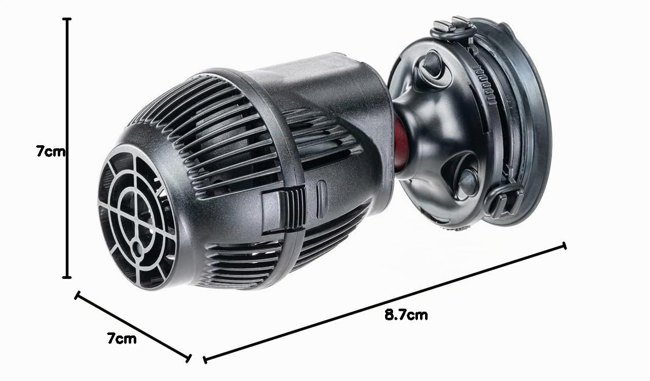Hydor Pompa di Movimento per Acquari Marini e Acqua Dolce KORALIA EVO 3200 l/h, Magneto Ventosa, Max 15 mm Spessore