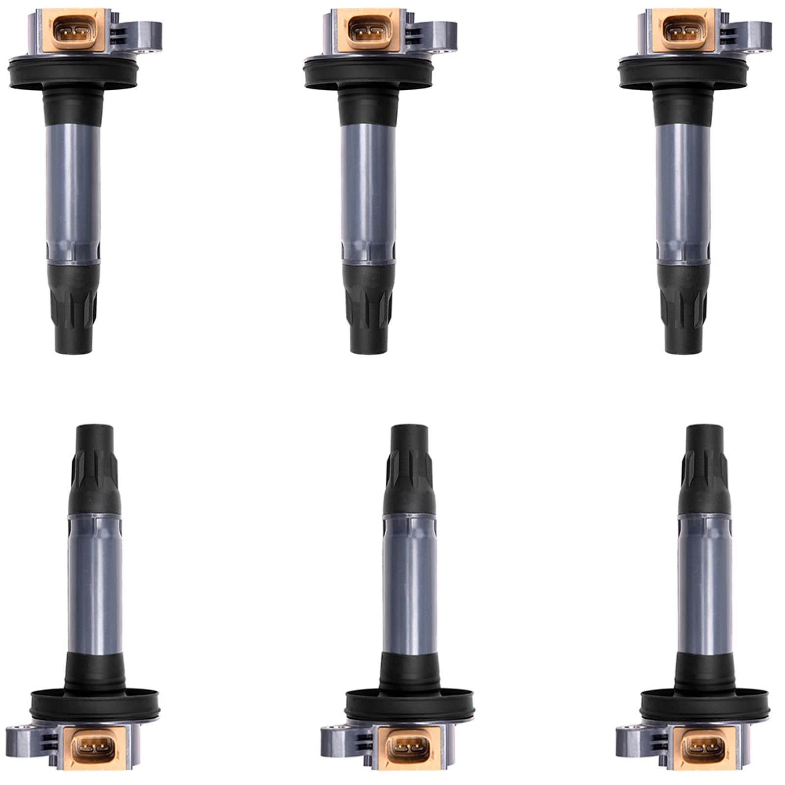 MCK 6x Heavy Duty Ignition Coil Pack Compatible With Ford Explorer F-150 F150 Lobo Lincoln Navigator MKS MKT Navigator Expedition V6 3.5 Taurus Transit UF-646 DG549 UF646 2011-2020