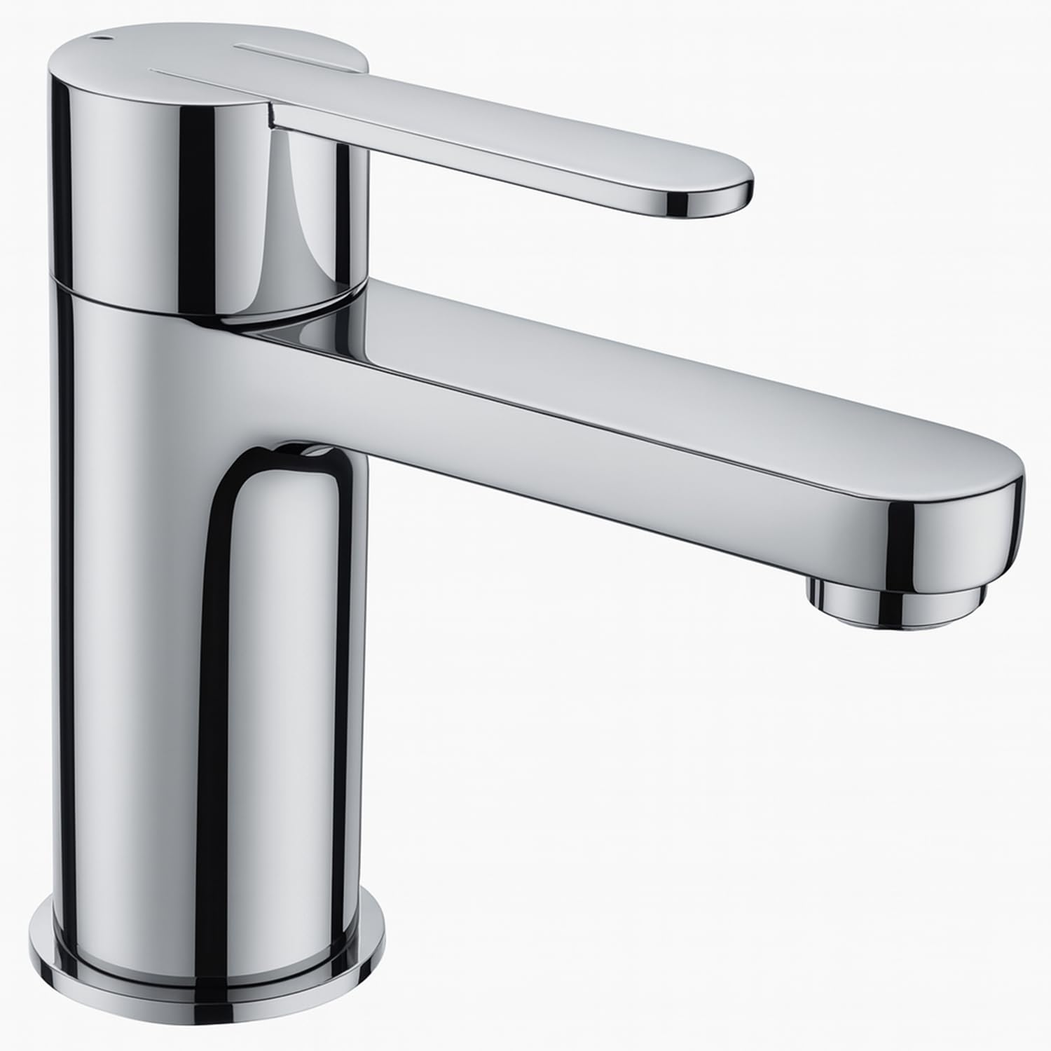 Strata Mono Bath Filler Chrome | Single Lever Mixer Tap | Durable Brass Construction | Modern Bathroom Fitting