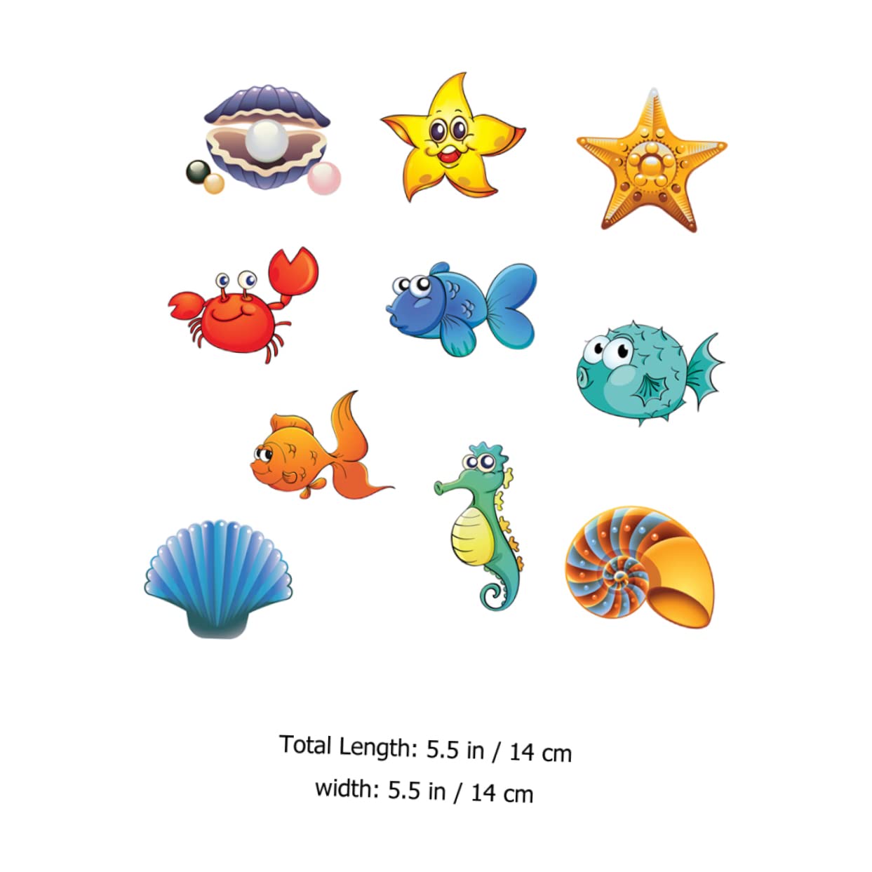Toyvian 5juegos Pegatinas Antideslizantes para Baño Infantil Decoración De Bañera Animales Divertidos Adhesivos para Seguridad Bañeras y Duchas Fácil Instalación y Fuerte Adhesión