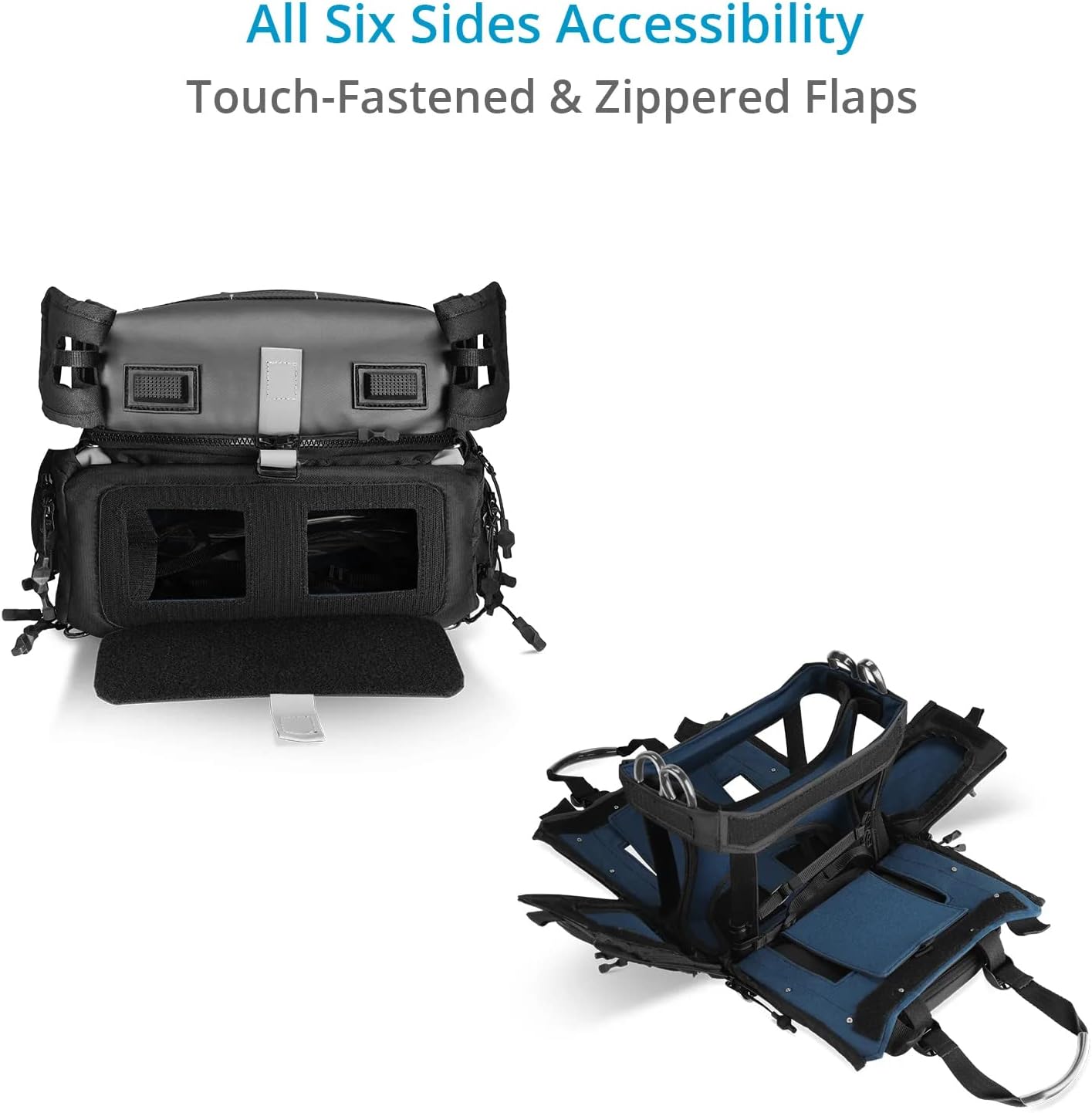 PROAIM Audio Cine Cube Bag w Top Clear TPU. For Sound Mixers & Wireless Receivers. (P-CBAM-01)