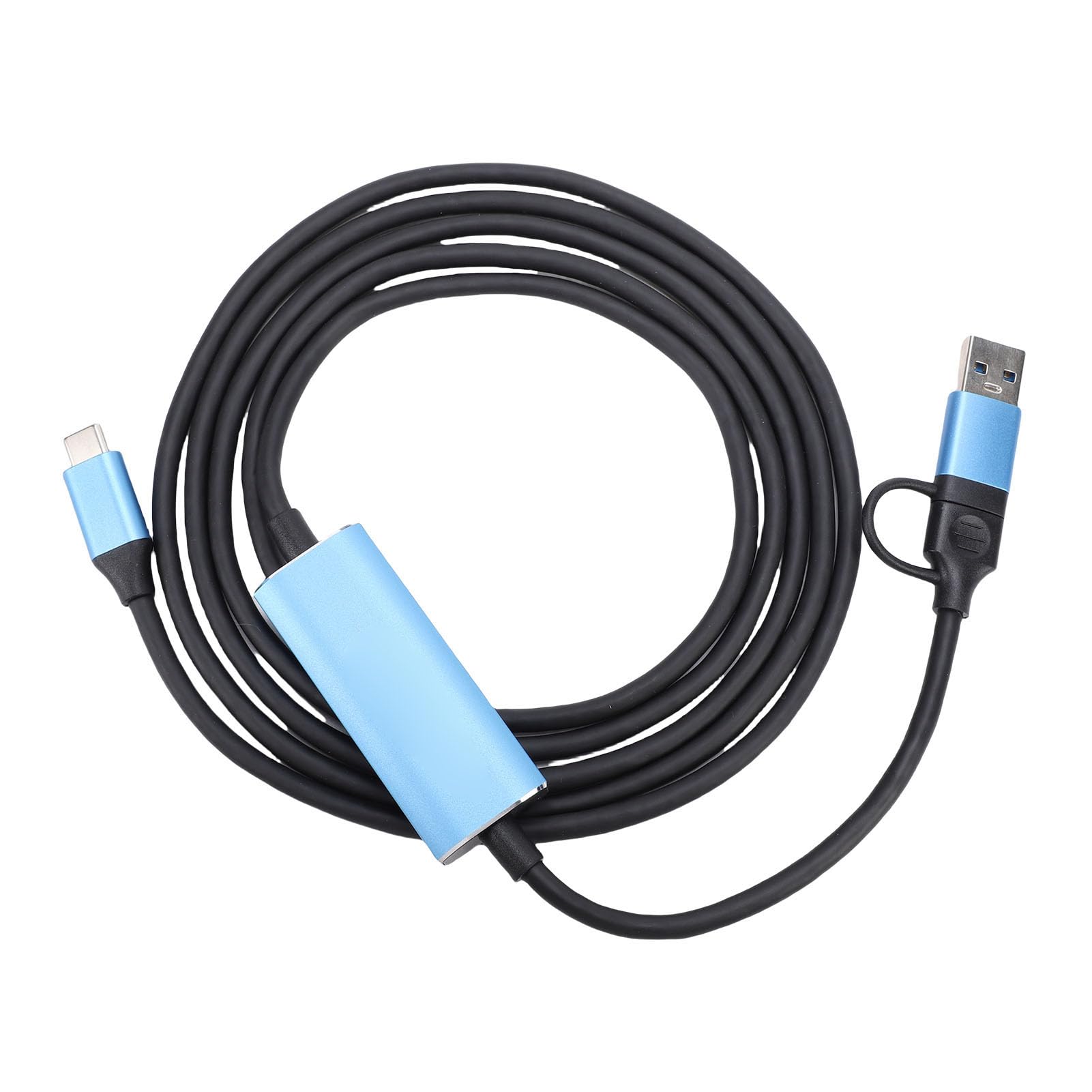 Fabater Tarjeta de Captura Tipo C 1080P 60FPS para Juegos de Grabación en Streaming, Salida Ultra HD para Switch 2 PC VR, Aleación de Aluminio