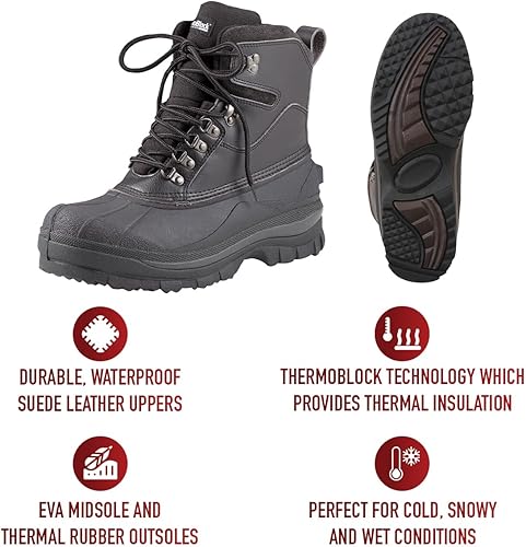 Miniatura 2 de Rothco Botas de senderismo para clima frío de 8 pulgadas