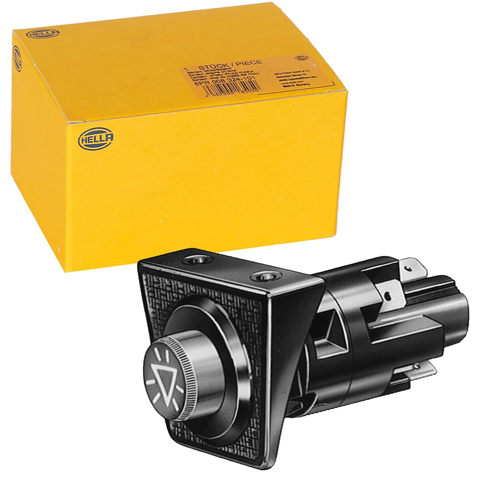 HELLA 6HF 001 579-052 Hazard Light Switch - mounting - Halogen