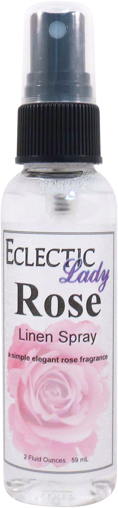 Rose Linen Spray, 16 ounces - Eclectic Lady Sheet and Linen Spray - No Artificial Colors, Parabens, or Preservatives - Long-Lasting Scent for Bed, Fabric & Pillow
