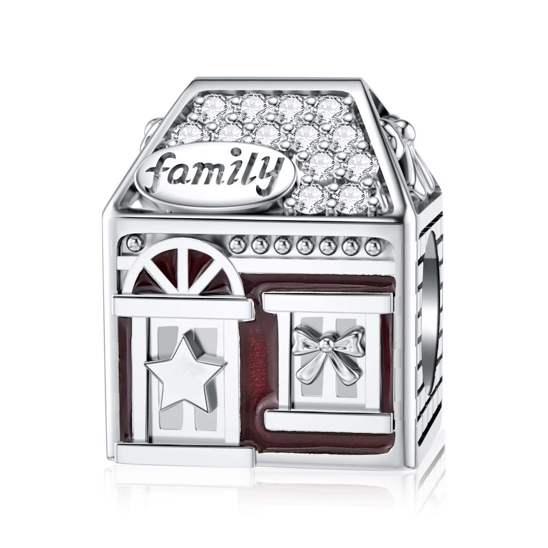 JIAYIQIChristmas Charm Fit Charms Bracelets 925 Sterling Silver Bead Charms Christmas Jewelry for Women